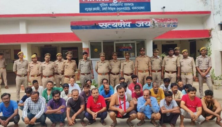 Police arrested vicious gamblers and recovered cash betting slip QR scanner