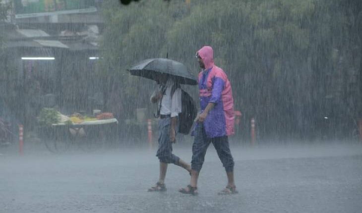 Relief to the public from the scorching heat, the roads started breaking due to waterlogging on the roads