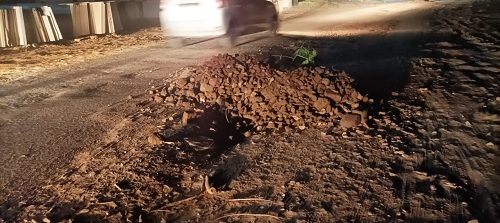 Claims of development works of the government are visible, claims of making roads pothole free, air air