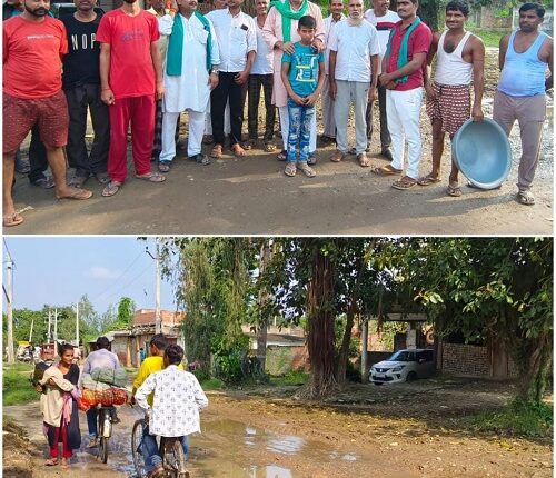 The attention of the administration and public representatives is not going on the dilapidated road lying for years