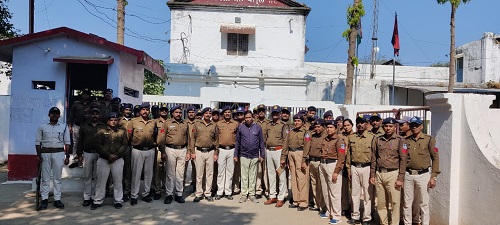 The constables visited the district jail