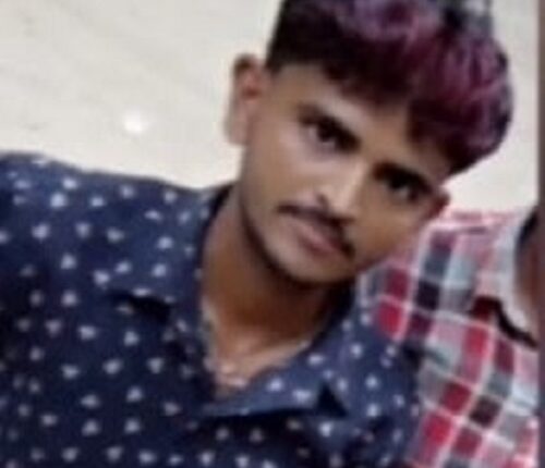 A young man died on the spot after a bike collided with a truck