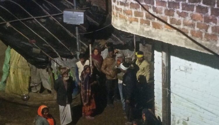 Once again the bullies showed their bullying in Balrampur village