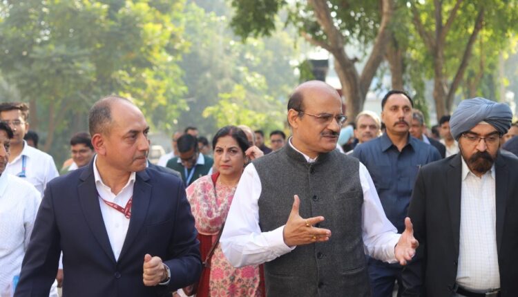 Railway General Manager inaugurated the rebuilt office after inspecting the Jagadhari workshop