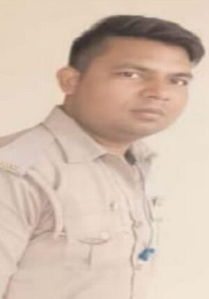 Scooty rider constable posted at Sajeti police station dies after being hit by a speeding truck