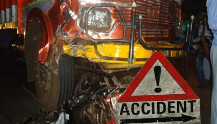 Even after the death of a young man due to a truck collision vehicles continued to trample for hours