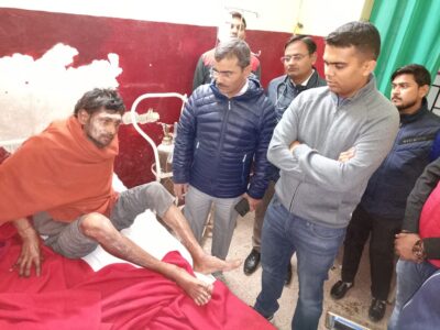 Condition of 22 scorched eight critical due to gas leak, referred