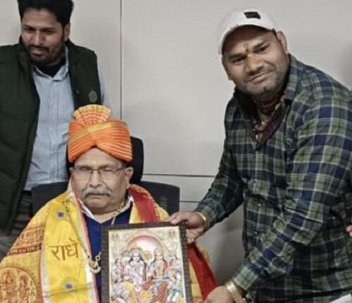 Union's national office bearer blessed sports guru Ratan Ashok Shekhar wrestler
