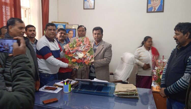Kannauj District School Inspector Rajendra Babu promoted to the post of Deputy Director of Education