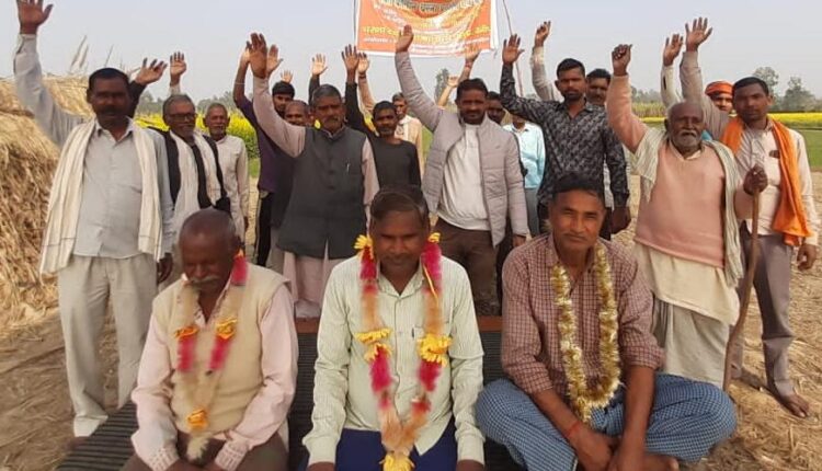 Farmers' strike continues on the 51st day at Benipur purchasing center