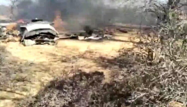 MP ~ fighter plane crashed, one killed