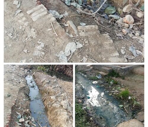 It has been 8 months since the tender of the drain was passed but the work has not started