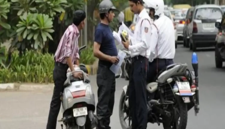 In Ghaziabad a person had to make a reel while drinking beer on a bike a long challan was cut