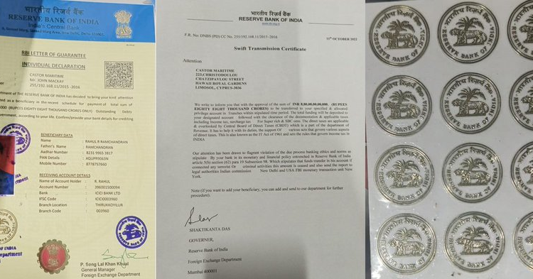 Three arrested for carrying fake RBI documents worth Rs 88,000 crore at Delhi airport