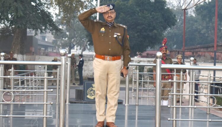 The Senior Superintendent of Police took the salute of the Police Parade Parade,