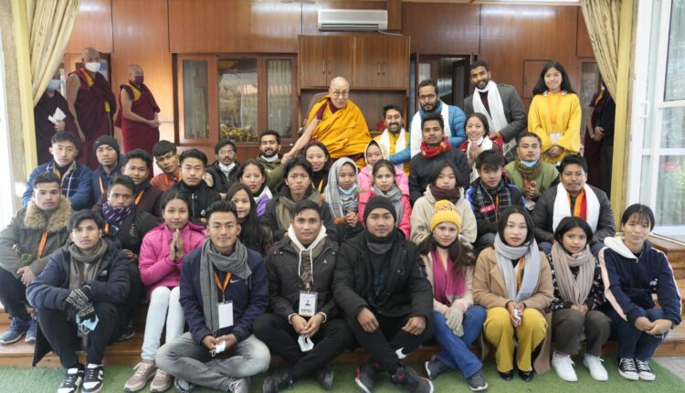 national integration yatris of seil meet dalai lama