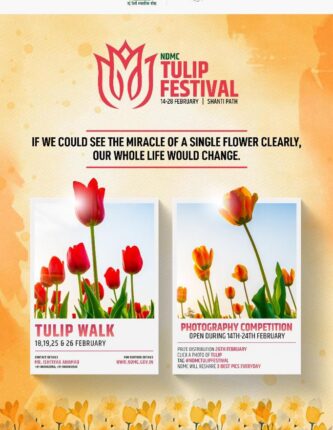 NDMC to organize Tulip Festival at Chanakyapuri's Shantipath