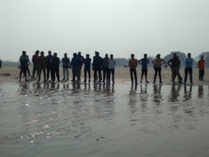 Five MBBS students drowned while taking a bath in the Ganges.