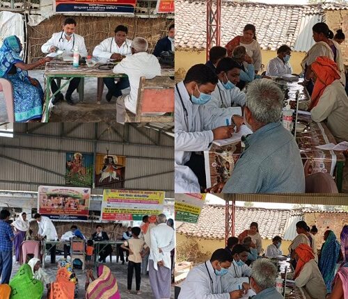 Organized a huge medical camp under the aegis of Teen Polyclinic