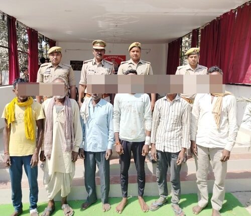 6 accused involved in the incident of arson arrested by police station Hanumanganj