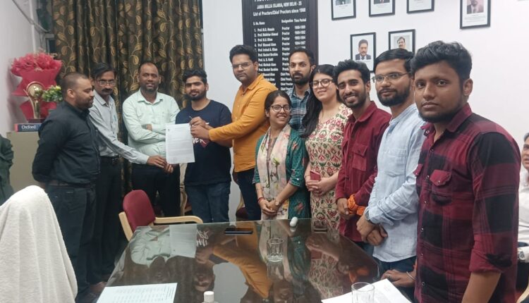 Jamia administration bowed down to ABVP's protest, assured to implement admission by CUET