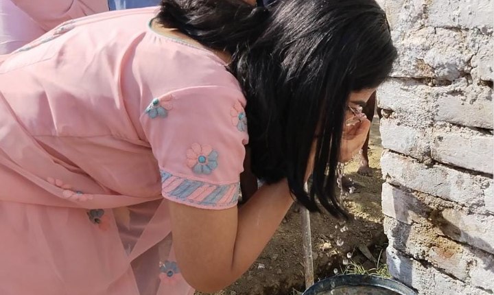 temperature of the Chief Development Officer got hot after finding fault in the water supply