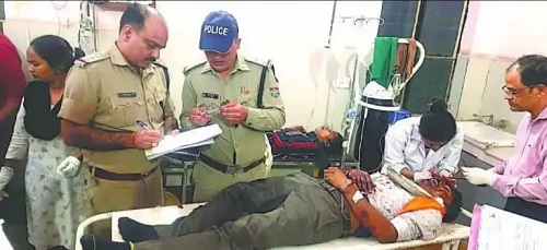 Truck collided with a car returning from Purnagiri 9 devotees injured