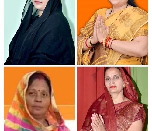 On the last day of nomination candidates filled nomination papers with drums