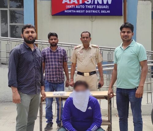 AATS of North West district caught a criminal with a pistol and two cartridges