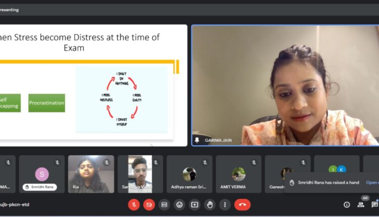 Webinar on Mental Health organized at Daulatram College of DU