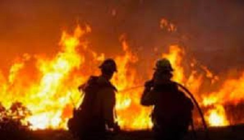 Fire broke out in society due to short circuit big accident averted