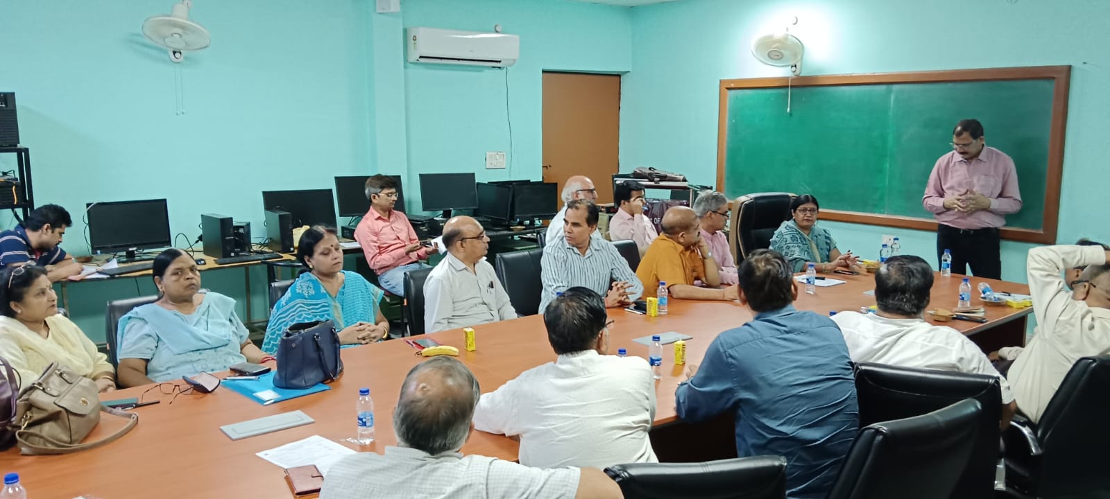 The meeting with the heads of the departments concluded under the chairmanship of the Vice-Chancellor