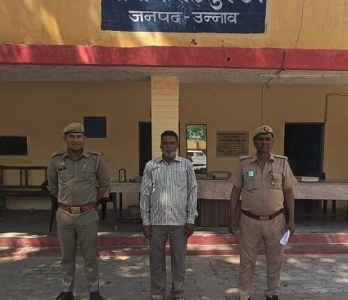 The wanted accused was arrested on charges of nuisance and assault