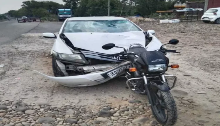 Three bike riders died in a fierce collision between a car and two bikes