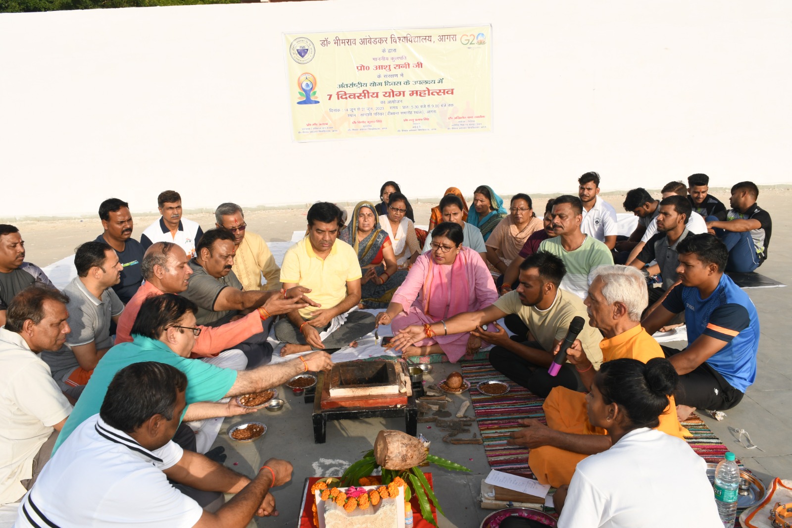 University level organization of International Yoga and Havan week