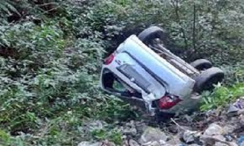 Car driver died after the car went out of control and fell into a deep gorge