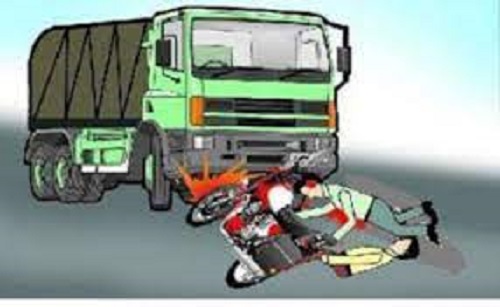 Two bike riding friends died on the spot due to tanker collision