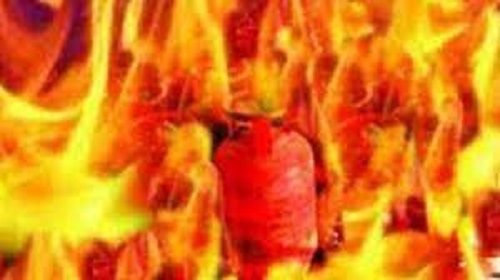 Three children died on the spot in an explosion while cooking at a wedding ceremony