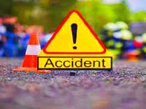 Two killed in a road accident the third injured youth was thrown by the ambulance driver on the way