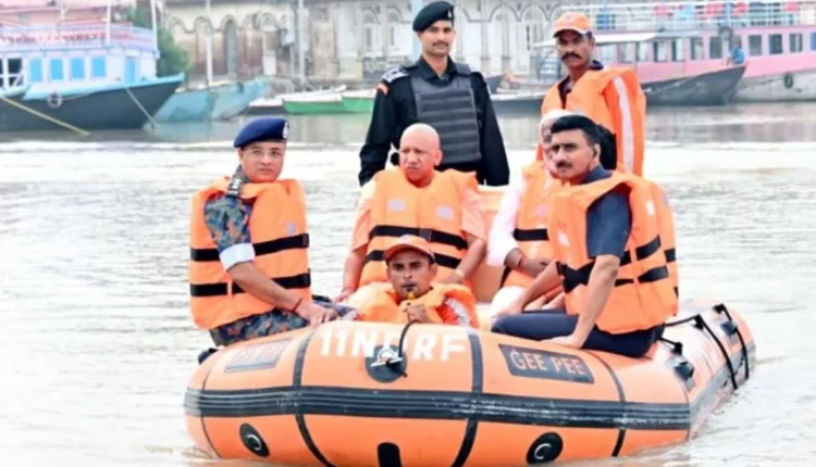 CM Yogi will inspect the flood affected areas and distribute the material to the people
