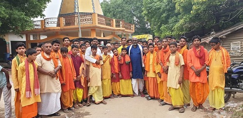 Maharudrabhishek and huge Bhandara of 51 Parthiv Shivling completed by 51 couples in Maa Kalikan Dham - Santosh Singh