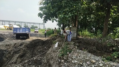 Administration raided Shivanta JD Minerals chalk stock, found illegal mining pits and heaps of black ash.