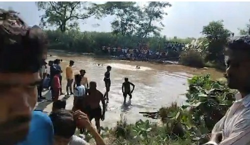 Two children missing due to drowning in canal