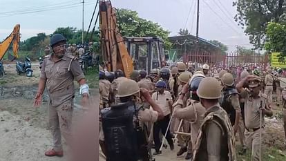 Satsangis pelted stones at police in Agra