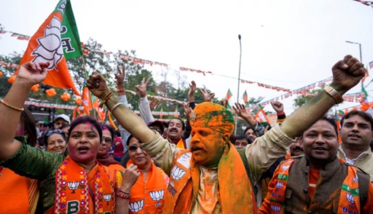 BJP got about eight percent more votes than Congress.