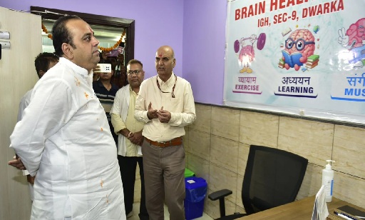 The first brain health clinic was started at Indira Gandhi Hospital in Dwarka, Delhi