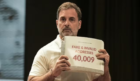 Reiterating the allegations of 'vote theft', Rahul Gandhi said, the picture is still left