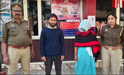 Another Muskan-like incident in Meerut: A woman had her husband murdered by her lover, both arrested.